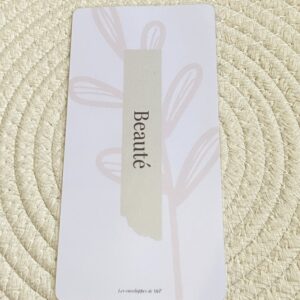 Planche de garde – Beauté