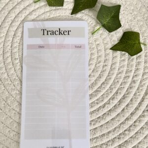 Tracker Budget plastifié – Gestion des dépenses et économies