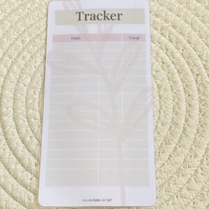 Tracker Budget plastifié – Gestion des dépenses et économies
