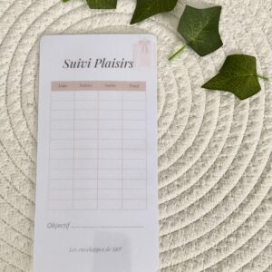 Tracker illustré – Suivi plaisirs