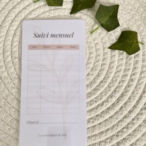 Tracker Budget plastifié – Gestion des dépenses et économies