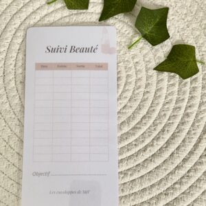 Tracker illustré – Suivi beauté