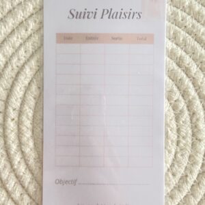 Tracker illustré – Suivi plaisirs