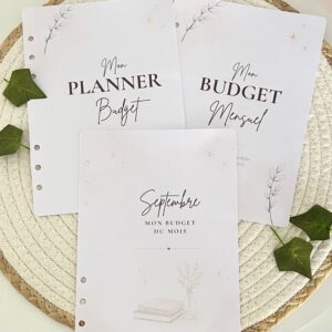 Recharge Budget – 1 mois | Format A5